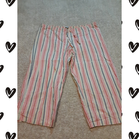 Mossimo Supply Co. Other - Comfy Stripey Pajama Capri Pants EUC S